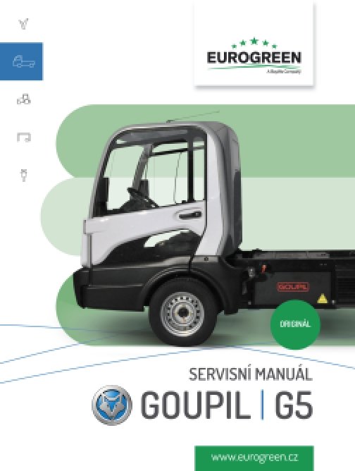 Servisní manuál Goupil G5 ANGL.