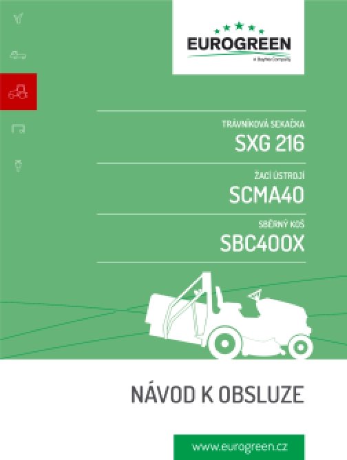Návod k obsluze Iseki SGX 216