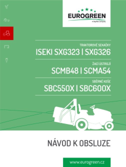 Návod k obsluze Iseki SGX 323/326