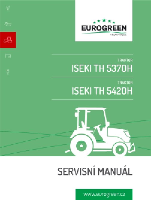 Servisní manuál Iseki TH 5 ANGL.