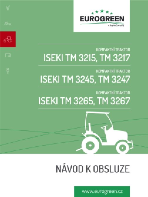 Návod k obsluze Iseki TM 32