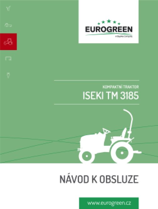 Návod k obsluze Iseki TM 3185