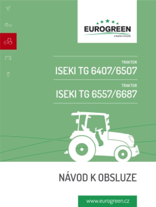 Návod k obsluze Iseki TG 6XX7