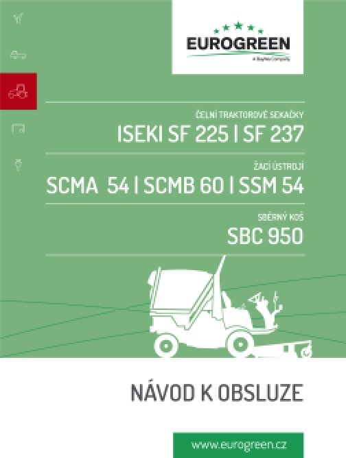 Návod k obsluze Iseki SF 225/237