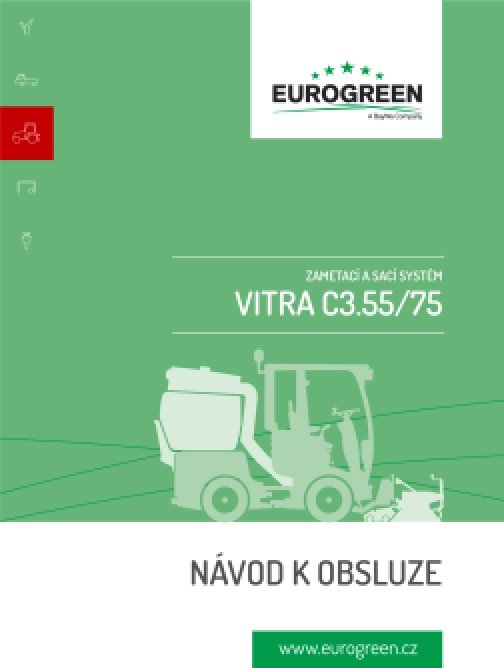 Návod k obsluze Vitra zametací a sací systém na C3.55