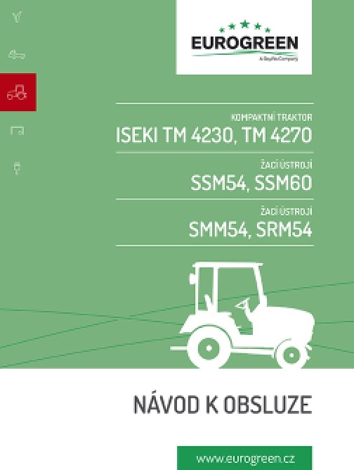 Návod k obsluze Iseki TM4230, TM4270